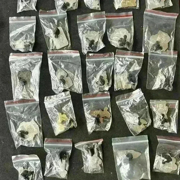 Disney Pins Lot of 50 No Duplicates All with Rubber Mickey Backings Tradeable - Picture 3 of 4